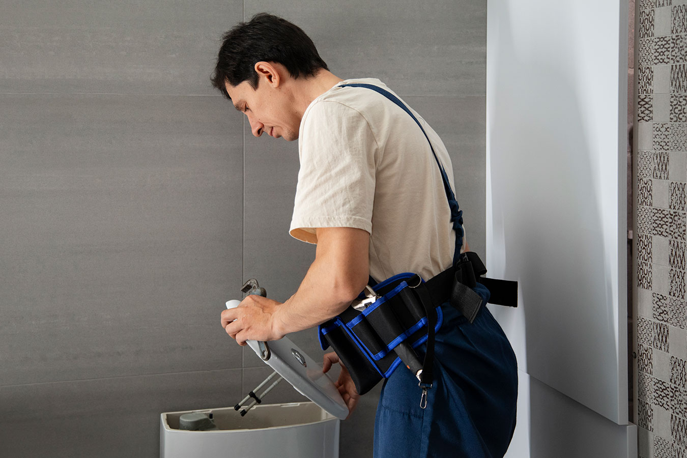 servicios de fontanería baño