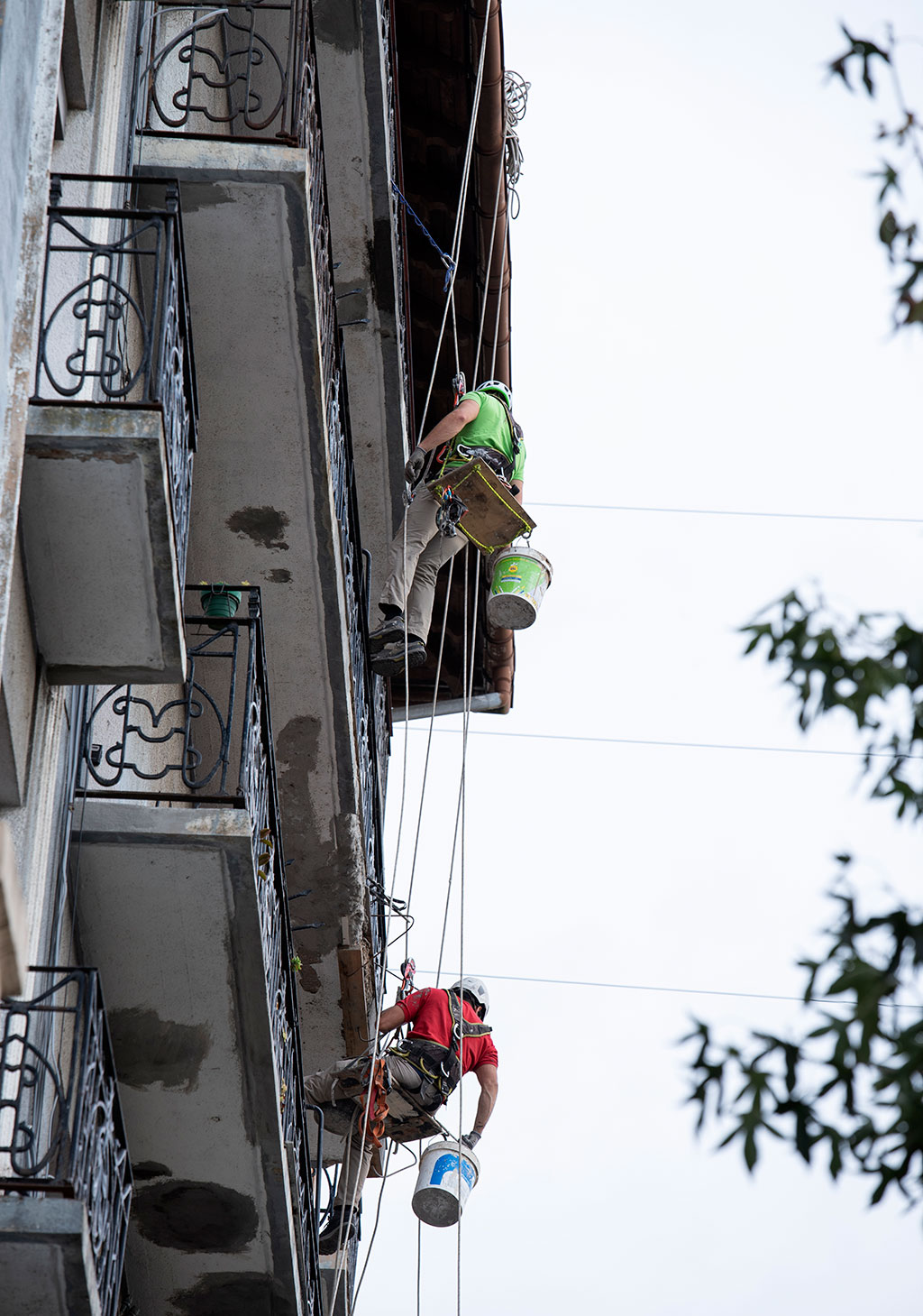 Trabajos verticales en Donostia